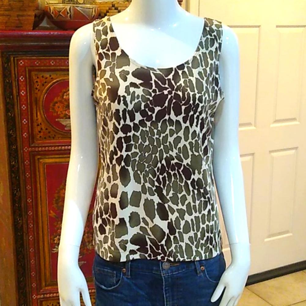 COPY - Additions By Chico's 1 Animal Print Tank Top